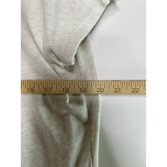 Aerie Sweatshirt Women’s Short Sleeve Sweatshirt Beige Hoodie Lace Size Large - Picture 8 of 11